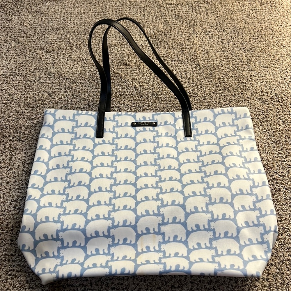 Kate Spade Polar Bear Daycation Bon Shopper Tote